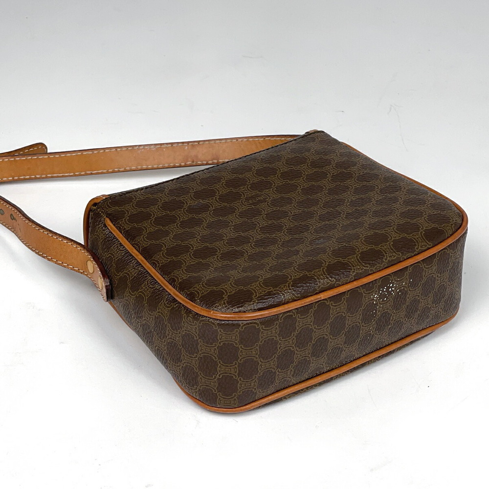 Celine Macadam Pattern Diagonal Canvas Shoulder B… - image 2